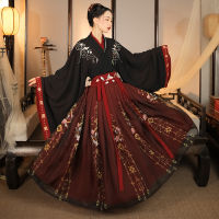 จีนแบบดั้งเดิม Hanfu เครื่องแต่งกายผู้หญิงโบราณ Han Dynasty ชุด Oriental ชุดเจ้าหญิง Lady Elegance Tang Dynasty Dance Wear...