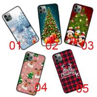 DB-330 Merry Christmas Black ซิลิโคน เคสโทรศัพท์ ปก หรับ Samsung Galaxy S21 FE S22 G60 G9 Moto G10 S20 Ultra E32 G50 G30 G60S G20 S23 G40 Lite Power Plus Play