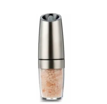 July Home Premium Gravity Electric Salt and Pepper Grinder, Battery  Operated, LED Light