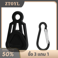 ZTOYL ตัวหนีบกระโจมผ้าใบกันน้ำแบบพกพาสำหรับกลางแจ้งเต็นท์แบบยึดติดอยู่กับที่เชือกลมเหมาะสำหรับใช้ในการตั้งแคมป์ฉุกเฉิน