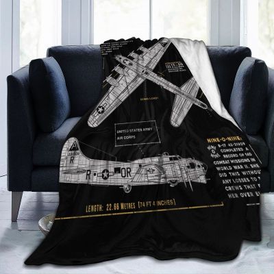 （in stock）B-17 aviation Fortification blanket,  fighter, fighter pilot, War aircraft blanket, four season Warm blanket（Can send pictures for customization）