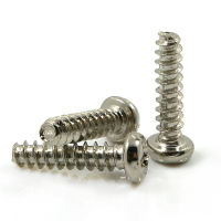 LUCHANG free shipping 1000pcs m1.4 m1.7 m2 m2.3 Nickel Cross Screw round head  cross flat tail self tapping screws Nails Screws  Fasteners