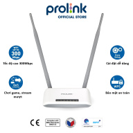 Bộ phát Wifi PROLiNK PRN3009 chuẩn N 300Mbs, râu kép phát sóng khỏe thumbnail