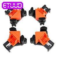 4PC 90 Degree Right Angle Clamp Fixing Clips Picture Frame Corner Clamp DIY Woodworking Corner Clip Positioning Fixture Tools