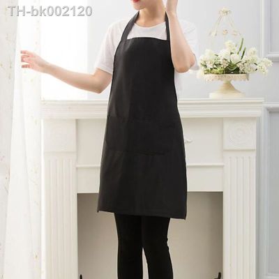 ✿✥ Household Kitchen Cooking Apron Men Women Oil-proof Waterproof Adult Waist Fashion Coffee Overalls Wipe Hand Apron For Kitchen