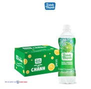 Nước Khoáng Thiên Nhiên Có Ga Đảnh Thạnh Khoáng Chanh chai 430ml