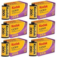 ฟิล์มสี KODAK GOLD 200 35 มม. 36 Exposure per Roll 135 สําหรับกล้อง M35 M38 6 ม้วน