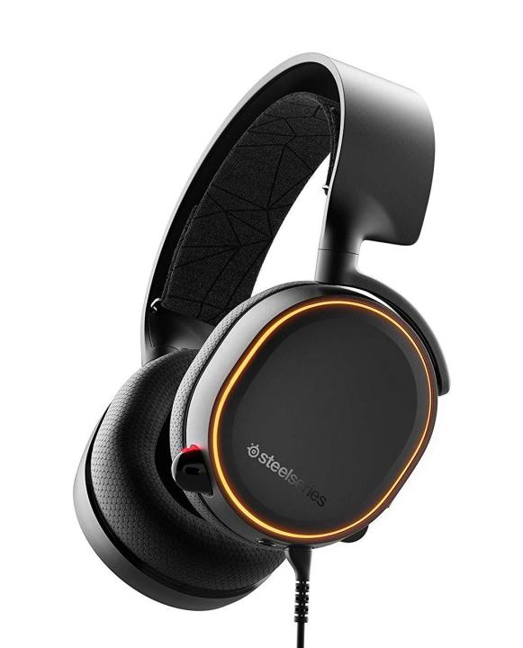 steelseries-arctis-5-gaming-headset-สีดำ-ประกันศูนย์-1ปี-ของแท้-หูฟังสำหรับเล่นเกม-black