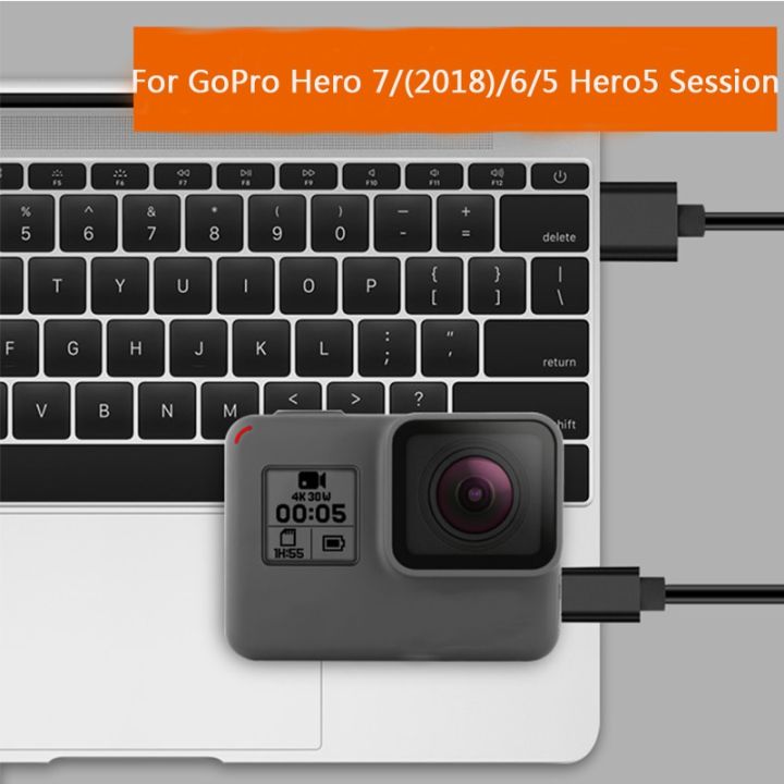 สำหรับ-gopro-hero-8-7-6-5ชาร์จ-usb-สายเคเบิลเซสชัน-hero5-type-c-สาย-usb-ซิงค์ข้อมูล-go-pro-action-อุปกรณ์เสริมสำหรับกล้องกีฬา