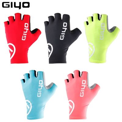 hotx【DT】 Breaking Wind Cycling Half Gloves Anti-slip Mittens Racing Road MTB Biciclet Guantes Ciclismo
