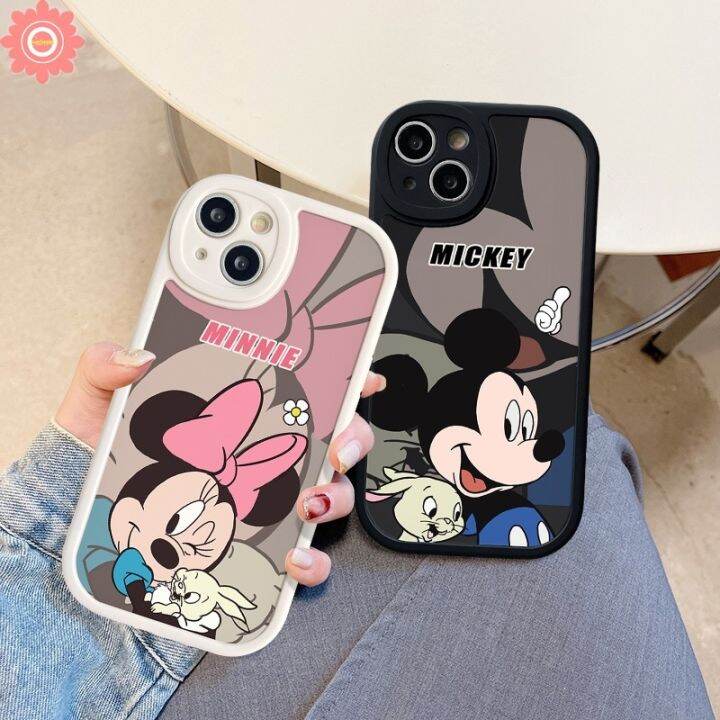 เคสโทรศัพท์มือถือ-นิ่ม-กันกระแทก-ลายการ์ตูนดิสนีย์-มินนี่เมาส์-สร้างสรรค์-สําหรับ-iphone-xr-x-xs-13-12-14-7-6s-6-8-2020