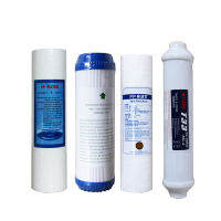 4Pcs กรอง10 "ย้อนกลับ Osmosis Ro น้ำ Filtro T33กรองน้ำตลับมะพร้าวถ่านหิน Pp ผ้าฝ้าย Reverse Osmosis ระบบอะไหล่