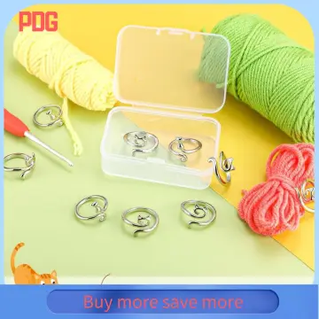 12 Pcs Yarn Tension Ring for Crochet Braided Crocheting Tool
