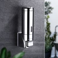 【CW】 soap dispenser wall mounted bathroom Hotel shampoo lotion liquid  304 stainless steel hand