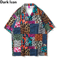 Dark Icon Snake Polo Shirt Men Summer Vintage Street Hawaiian Shirt Man Male Top Blouse