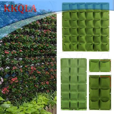 QKKQLA Wall Flower Grow Bags Pocket Vertical Garden Planting Hanging Home Plant Tools Fabric Vegetable Planter Growing Pots