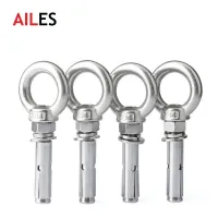 Expansion Screw 304 Stainless Steel Sleeve Anchor Concrete Expansion Eye Bolt Installation Artifact Hook Long Universal Ring Expansion Screw Fixed Color : Pack of 5 pieces, Length : M10 80mm Expansion Screw 304 Stainless Steel Sleeve Anchor Concrete Expansion Eye Bolt Installation Artifact Hook Long Universal Ring Expansion Screw Fixed Color : Pack of 5 pieces, Length : M10 80mm