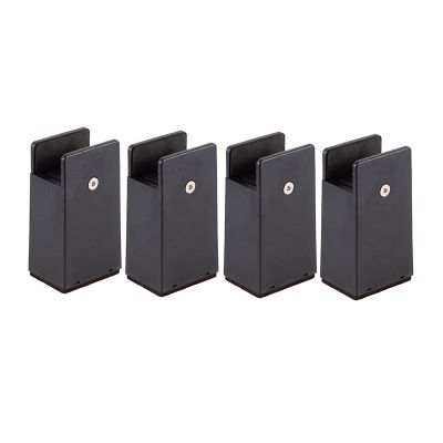 1Set Furniture Risers with Screw Clamp Couch Risers for Furniture Thickness 0-1.6In for Table