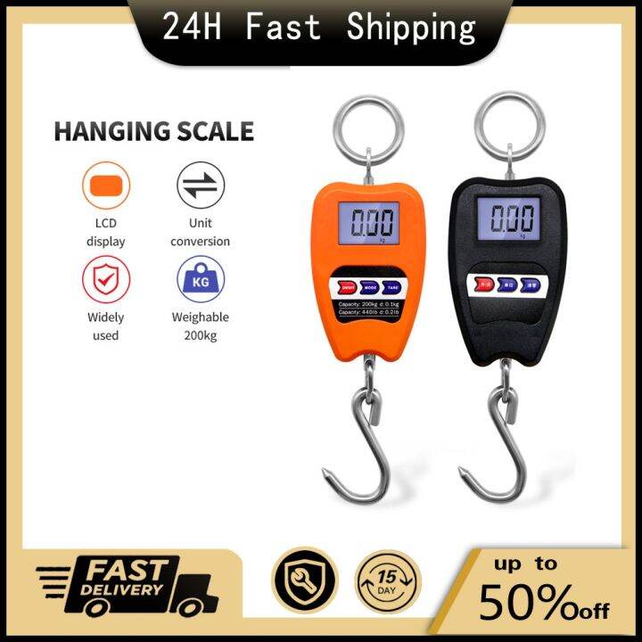 200kg Crane Scale Digital Industrial Hanging Scale Heavy Duty Hanging