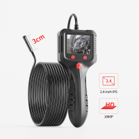 2.4 "หน้าจอ IPS Endoscope 1080จุด HD IP68กันน้ำกล้องสายแข็งท่อท่อระบายน้ำรถตรวจสอบอุตสาหกรรม Borescope 8มิลลิเมตร10เมตร