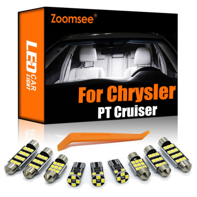 2021Zoomsee 11Pcs Interior LED For Chrysler PT Cruiser 2000-2010 Canbus Vehicle Indoor Dome Reading Light Error Free Auto Lamp Kit