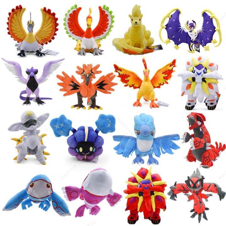 36 Styles Pokemon Plush Toy Dolls Soft Galarian Zapdos HoOh Stuffed