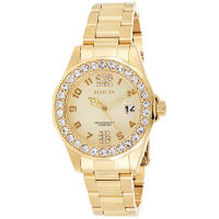 Invicta Womens 21397 Pro Diver Analog Display Quartz Gold Watch