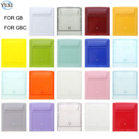 YuXi Replacement Transparent Plastic Shell Case For Gameboy Color GB GBC Game Card Cartridge Clear Housing Cover With Screw
