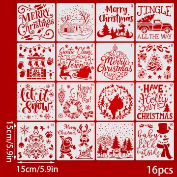 Shop Christmas Stencils Pattern For Painting online - Oct 2023