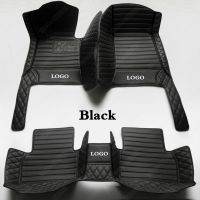 Leather Car Floor Mats for Dodge Charger Ram1500 2500 Caravan Viper Durango Avenger Challenger Journey Dart Waterproof Black