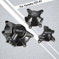 ที่ได้✔เคสป้องกันฝาปิดเครื่องยนต์รถมอเตอร์ไซค์ R1เคส GB สำหรับแข่ง YAMAHA YZF R1 2009 2010 2011 2012 2013 2014