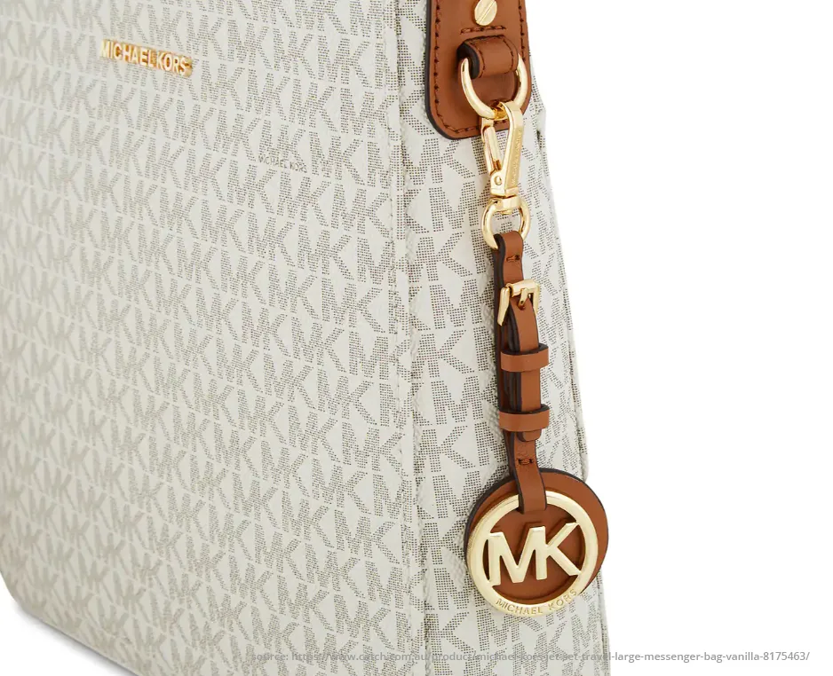 MICHAEL KORS Jet Set Medium Chain Messenger in Brown Acorn, Luxury, Bags &  Wallets on Carousell