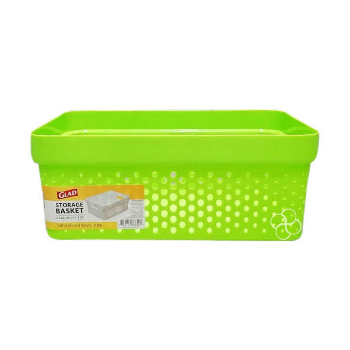 Glad Green Storage Basket 9L Lazada PH