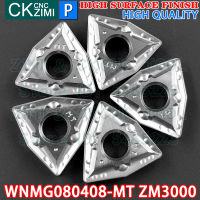 ZM3000 WNMG 080408 MT คาร์ไบด์แทรก Cermet เปลี่ยนแทรก CNC เสร็จสิ้นเครื่องกลึงโลหะเครื่องตัดเครื่องมือสำหรับ Steel