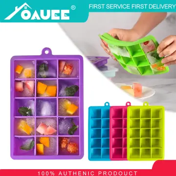 15/24 Grid Silicone Ice Cube Mold Food Grade Ice Cube Square Tray Mold  Reusable Ice Ball Mold Ice Cube Maker Kitchen Tools