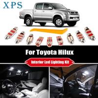 Xps ไฟภายในรถ LED สำหรับ Toyota Hilux 1972-2015 2016 2017 2018 2019 2020 2021 Canbus หลอดไฟรถยนต์โดมชุดไฟไม่มีข้อผิดพลาด