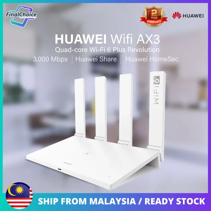 Huawei Wifi Ax3 Quad Core Router Wifi 6 Plus Revolution Stronger Signal