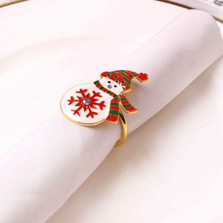 metal-snowman-napkin-ring-dinner-table-decoration-wedding-napkin-holders-christmas-napkin-ring-napkin-buckle