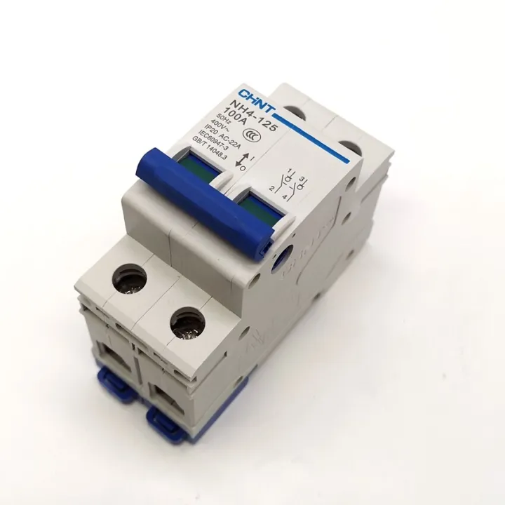 Chint Isolation Circuit Breaker Nh4125 2 Poles 32a 63a 100a 125a