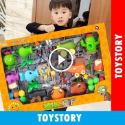 Bộ Hộp Đồ Chơi Plants Vs Zombies Trẻ Em Cây Bắn Zombie Children s Doll