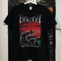 แอป♦KALMAH Swamp King Band เสื้อยืดแขนสั้นลาย Melody Death Metal Rock 2ชิ้น