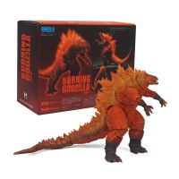 Bandai 2019ภาพยนตร์ Godzilla King Of Monster SHM Gojira Figurine ตุ๊กตาขยับแขนขาได้อะนิเมะขนาด17ซม. โมเดลของเล่นเด็กคอลเลกชัน PVC