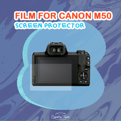 ฟิล์มกันรอยหน้าจอกล้อง Film for CANON M50 Screen Protector