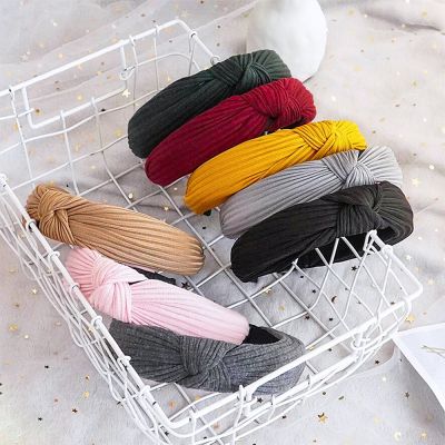 【CW】 Fashion Fabric Headband Soft HairBand Color Hair Hoop for girls Accessories FG-CG76