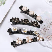 Hair Clip กิ๊บติดผม กิ๊บติดผมเกาลี กิ๊บหนีบผม ที่หนีบผม กิ๊ฟหนีบผมเกาหลี ดอกไม้ไข่มุก กิ๊บติดผมRhinestone กิ๊ฟติดผมเพชร สไตล์เกาหลี HZ129