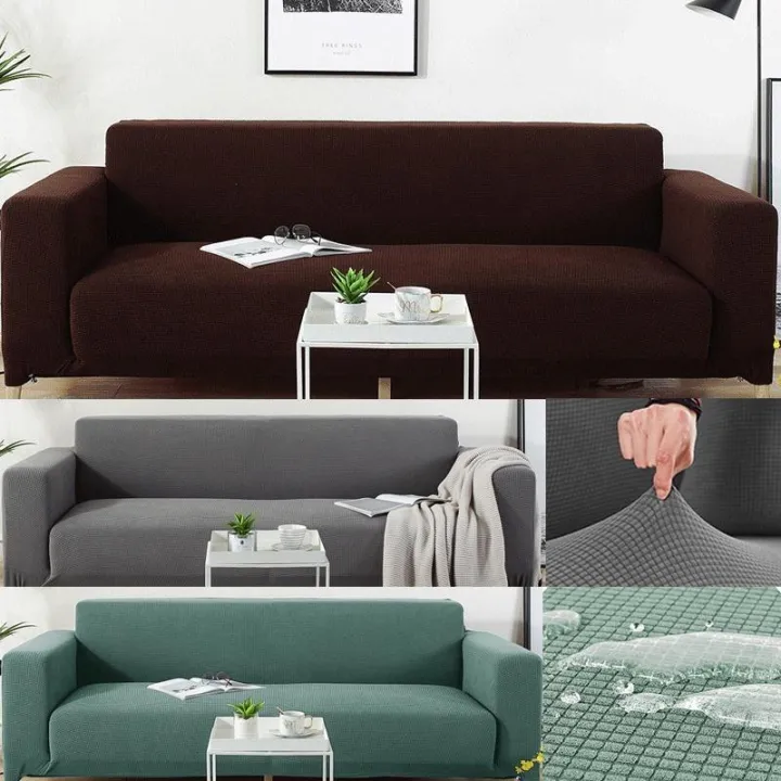 Elastic Sofa Covers 1/2/3/4 Seater L Shape Sofa Couch Cover Waterproof