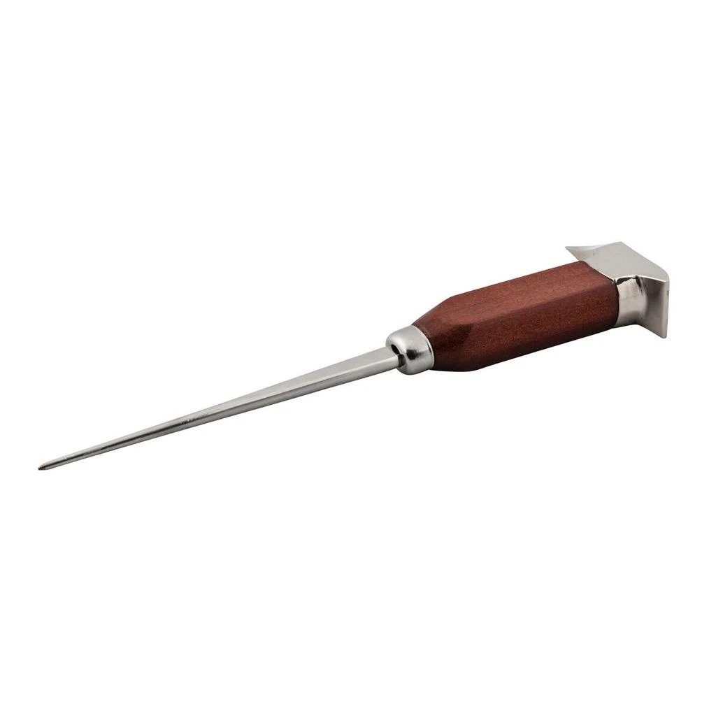 Ice Pick with Wooden Handle stainless steel With a point steel sharp L7K4 
