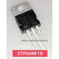 (1ตัว) P60NF10 , STP60NF10 , MOSFET N-Channel 80A 100V TO-220AB ใช้แทน STP60NF06 ได้ อุปกรณ์เครื่องใช้ไฟฟ้า electrical equipment ชิ้นส่วนและอะไหล่วงจรไฟฟ้า Electrical circuit parts and parts แผงวงจรไฟฟ้า circuit board