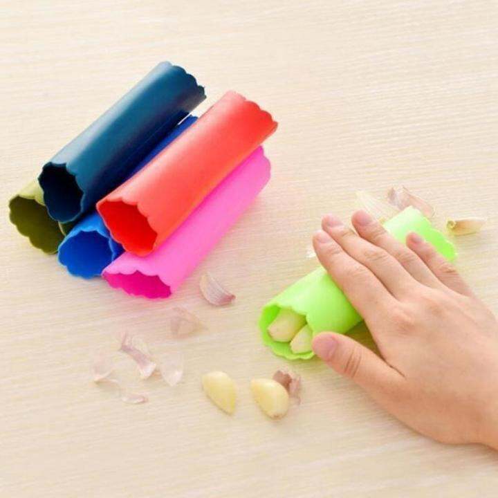 ห้องครัวกระเทียม-peeling-tube-ปลอดสารพิษ-easy-roll-ซิลิโคนกระเทียม-peeler-ห้องครัวกระเทียม-roller-stripper-ครัว-gadget