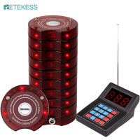 Retekess TD165(SU-668) ร้านอาหารเพจเจอร์ระบบสำหรับสำนักงาน Max 999 Beepers ระบบการโทรไร้สายพร้อม10วิทยุสื่อสารสำหรับร้านอาหารอาหารรถบรรทุกคลินิกโรงพยาบาล